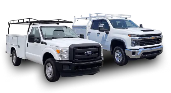 Utility trucks for sale at Triangle Truck Center in Franklinton, NC