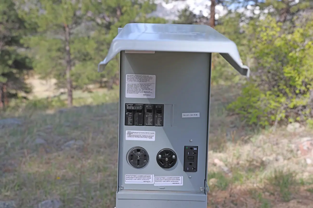 Campsite Electrical Box