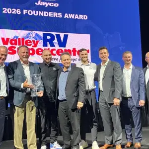 Valley RV Supercenter Receives Jayco’s Prestigious Founders Award