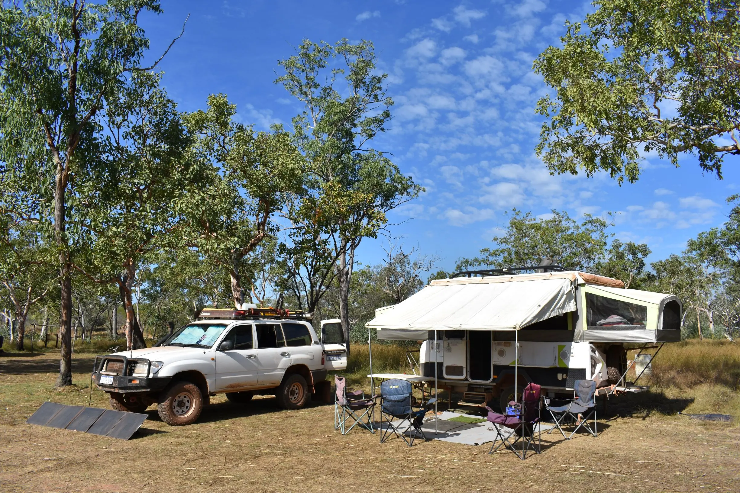 Pop Out Camper Setup