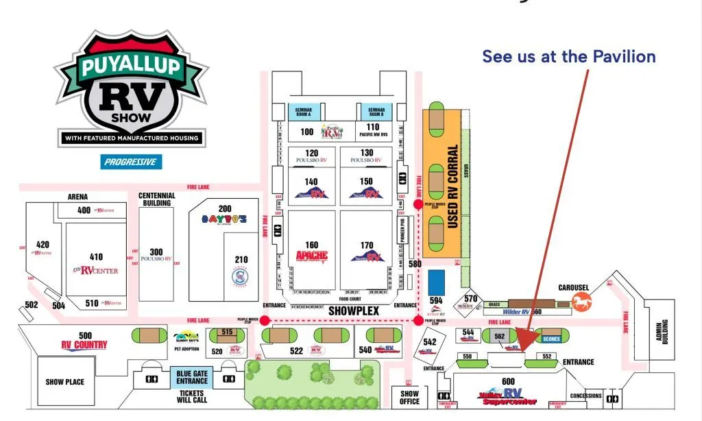 RV Show Floor Map
