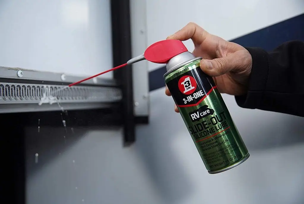 RV Lubricate to Seal from Leaks
