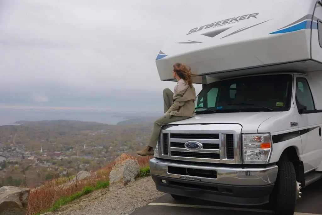 View from the RV Hood