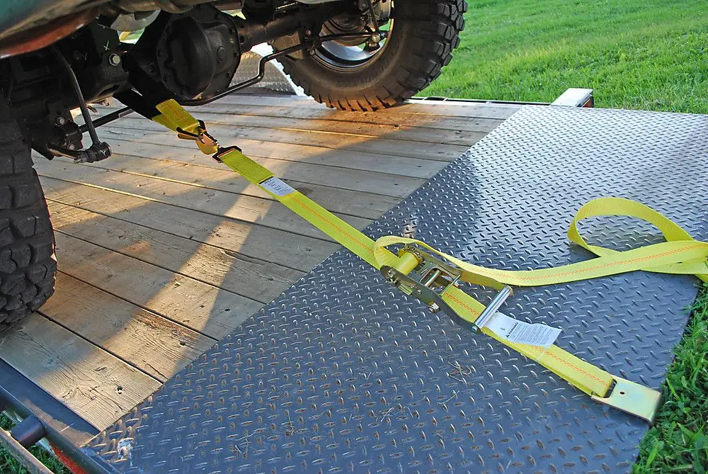 Axle Strap with Snap Hook Flat Hook