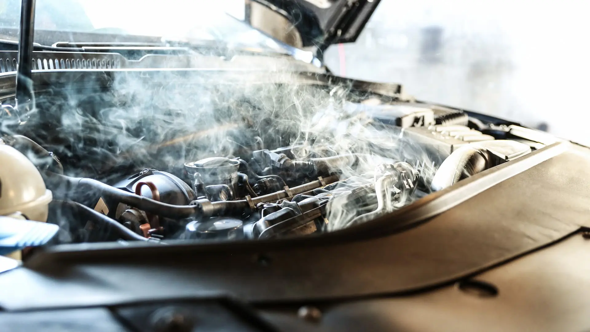Overheated Under Car Hood