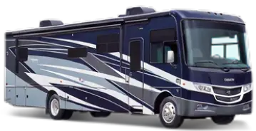 Class A motorhome illustration
