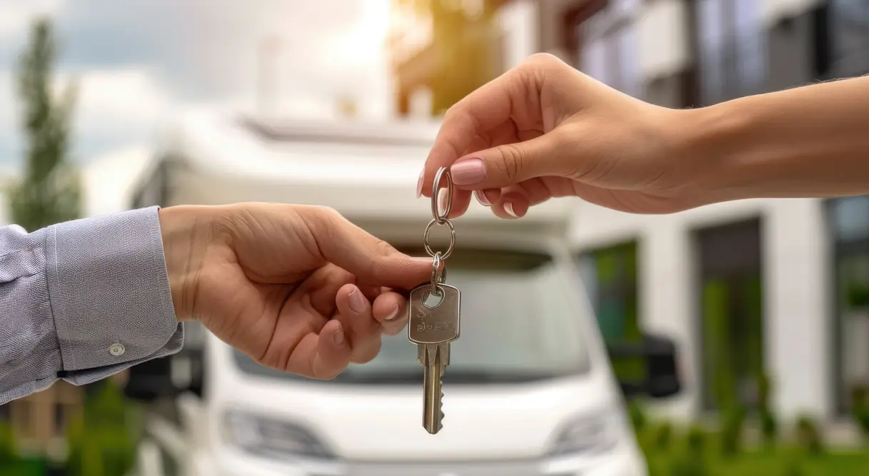 RV keys representing trade-in or consignment service