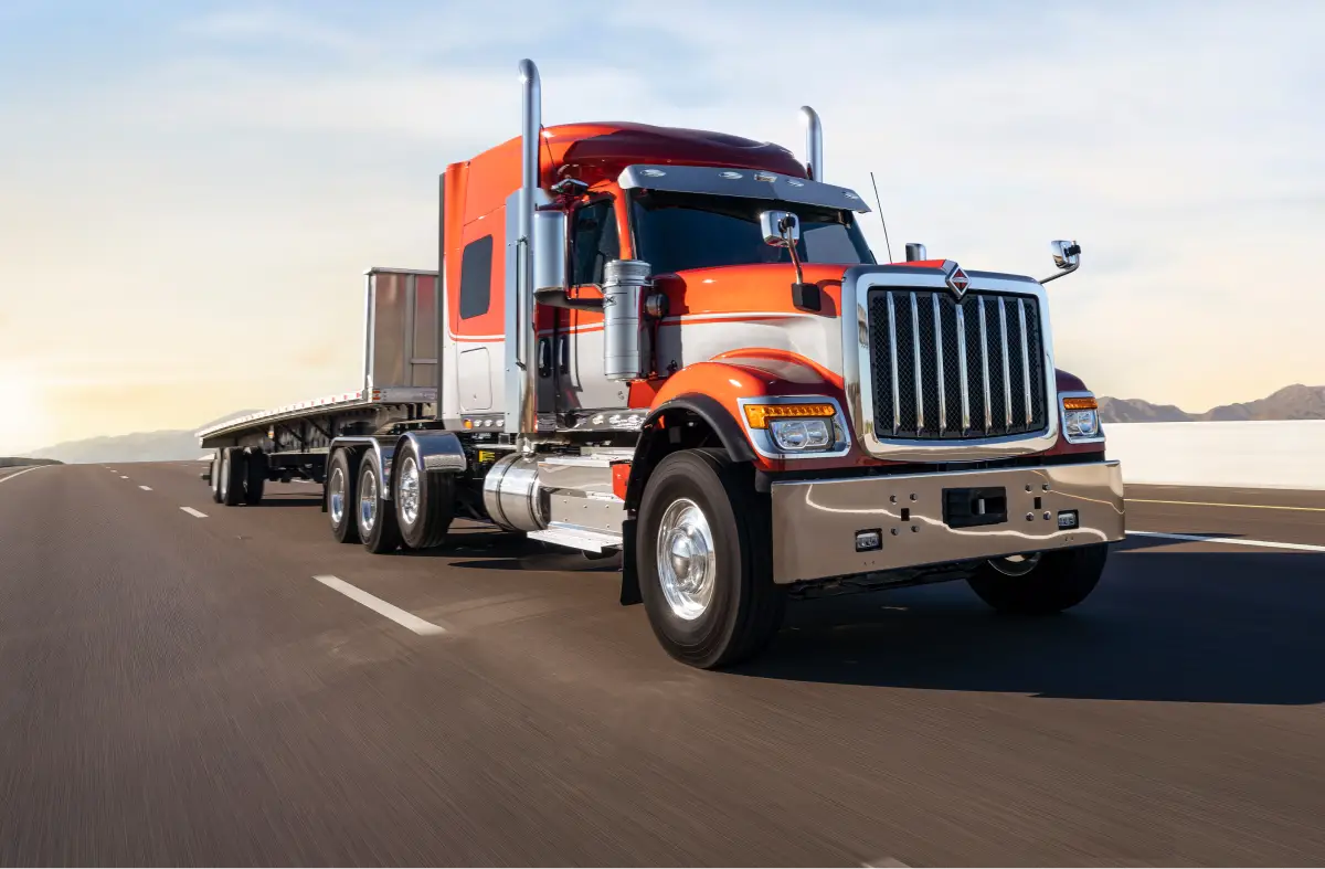 International HX Series truck with S13 Integrated Powertrain