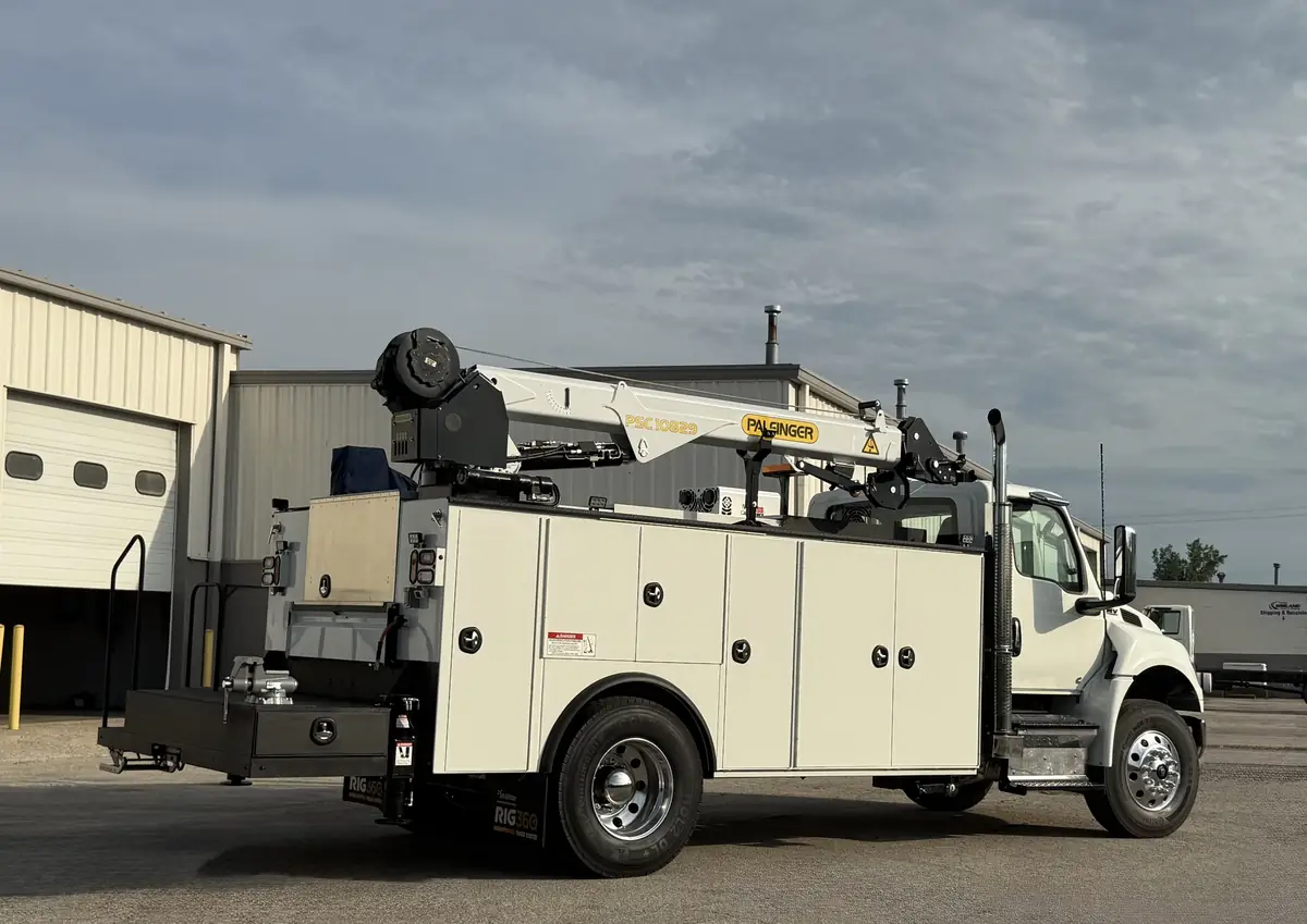 PALFINGER equipment job-site photo