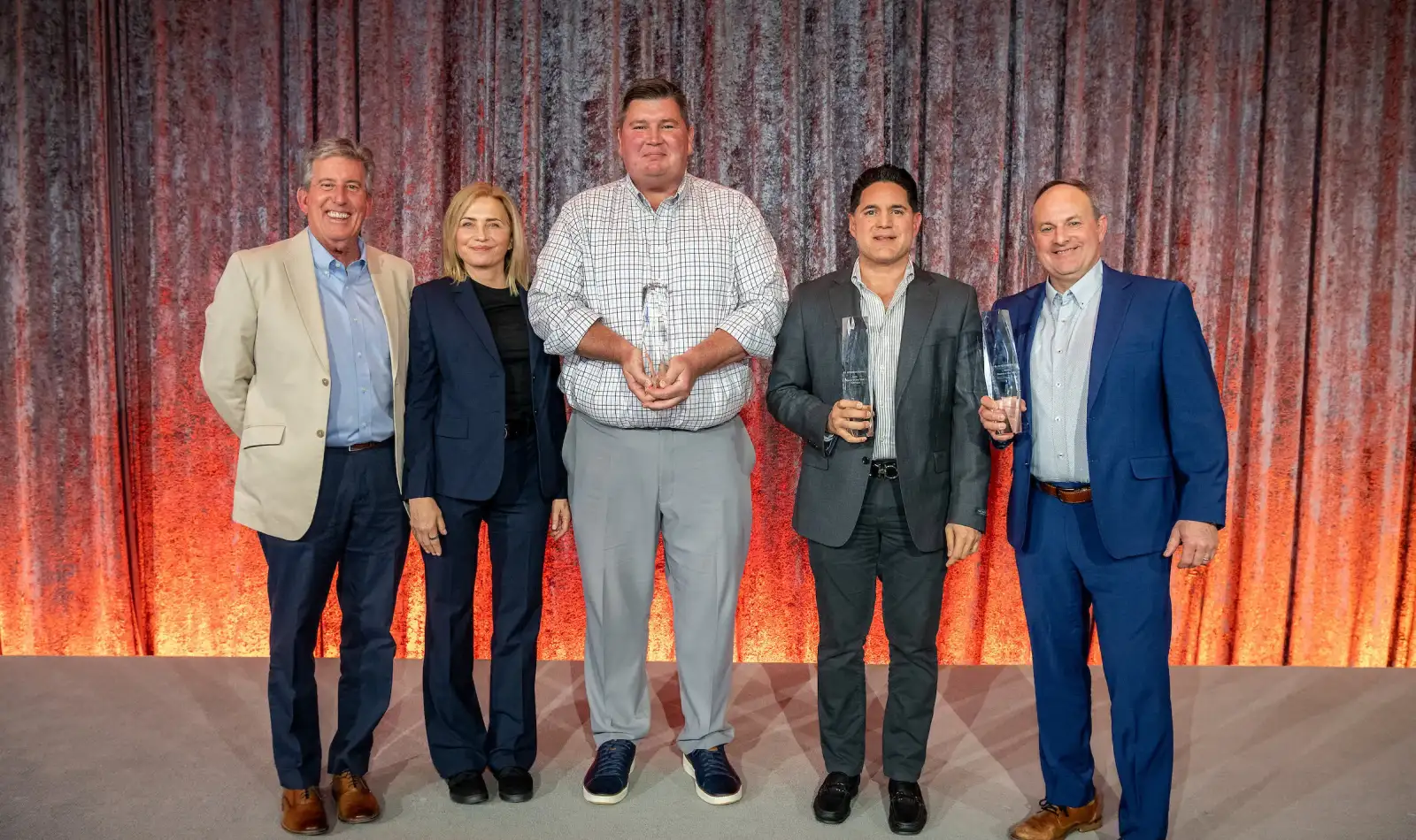 Team Wieland Truck and Trailer being recognized at the 2025 International Dealer of the Year