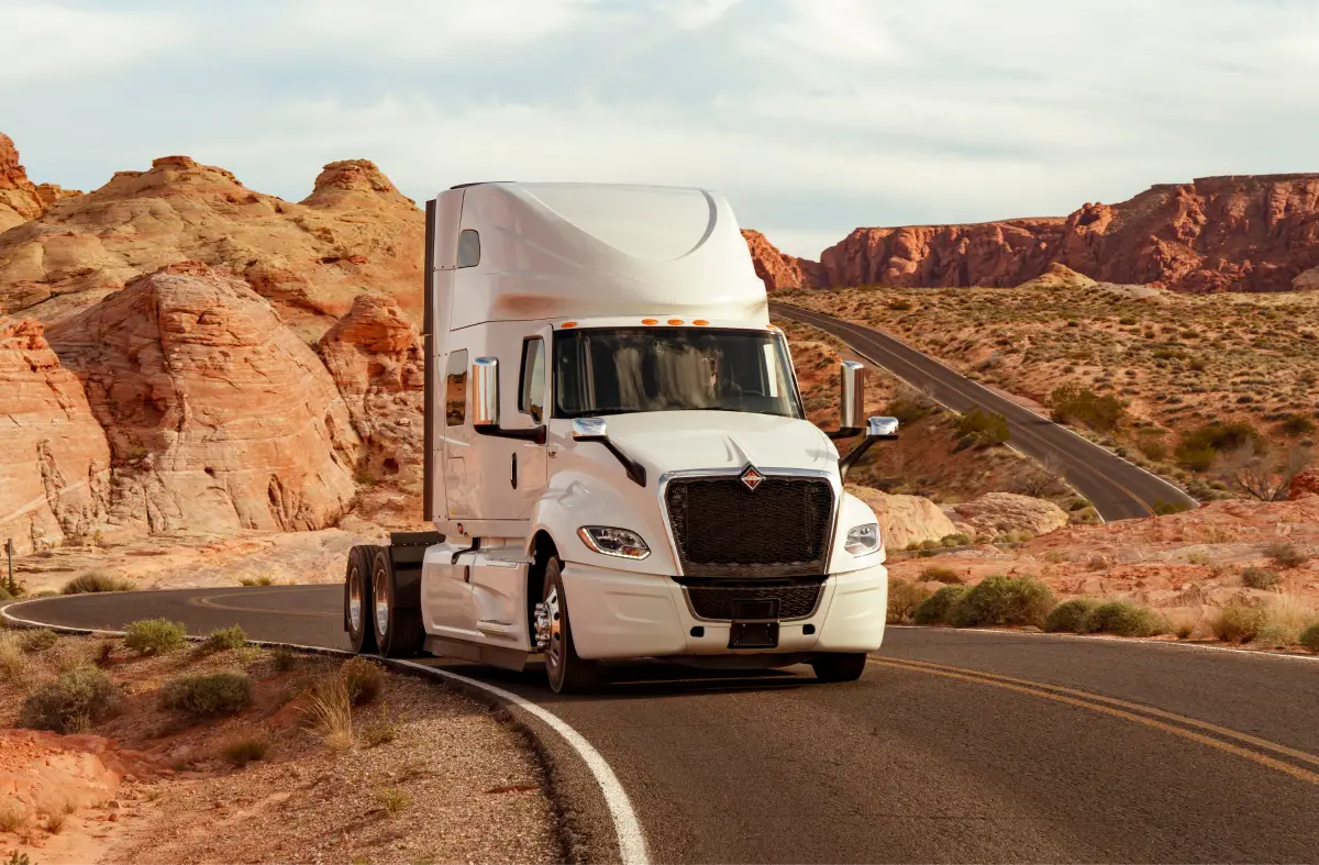 International LT Series truck with S13 Integrated Powertrain