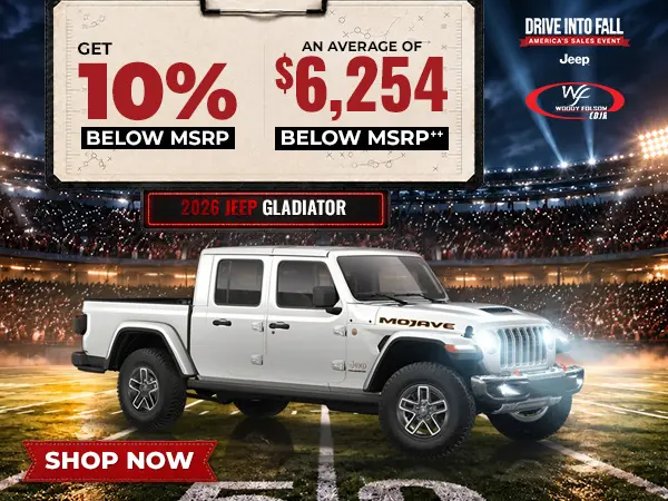 Sept 2026 - 2026 Jeep Gladiator