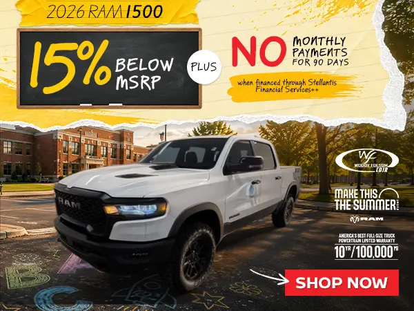 August 2026 - 2026 RAM 1500