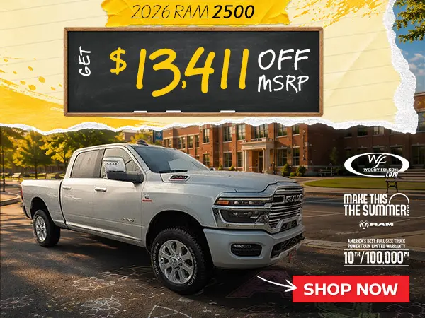 August 2026 - RAM 2500