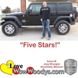 Aaron M. Brookfield, Missouri - Wow Woody's