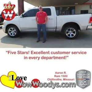 Aaron R. Chillicothe, Missouri - Wow Woody's