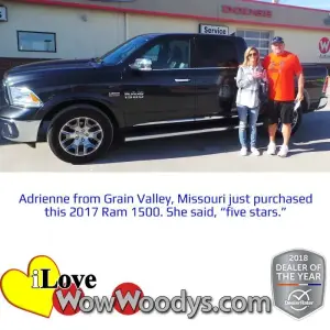 Adrienne H. Grain Valley, Missouri - Wow Woody's