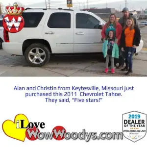 Alan and Christin D. Keytesville, Missouri - Wow Woody's