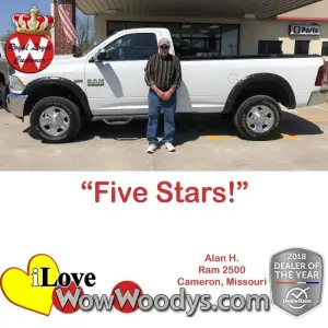 Alan H. Cameron, Missouri - Wow Woody's