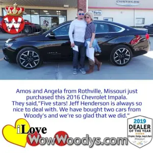 Amos and Angela - Wow Woody's