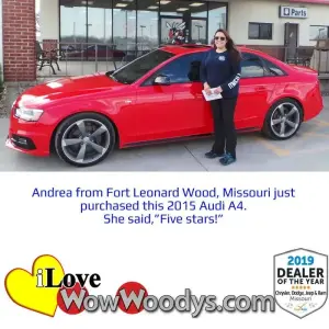 Andrea - Wow Woody's