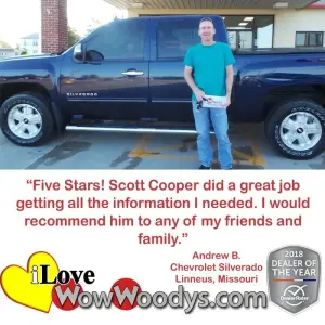 Andrew B. Linneus, Missouri - Wow Woody's