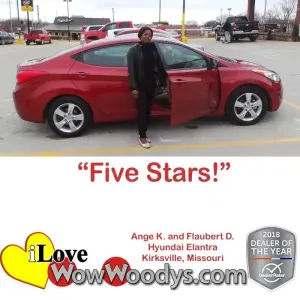 Ange K. and Flaubert D. Kirksville, Missouri - Wow Woody's