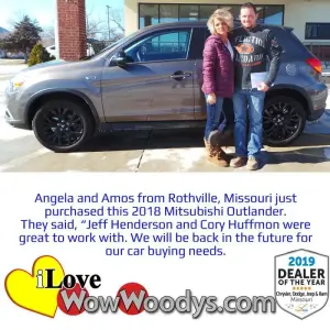 Angela and Amos S. Rothville, Missouri - Wow Woody's