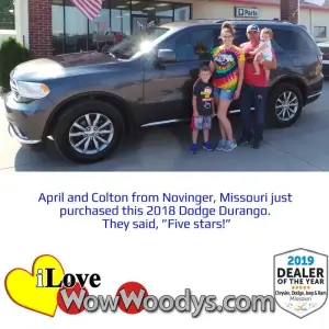 April and Colton - Wow Woody's