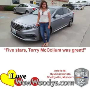 Arielle M. Shelbyville, Missouri - Wow Woody's