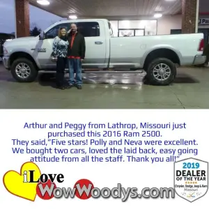 Arthur R. and Peggy C. Lathrop, Missouri - Wow Woody's