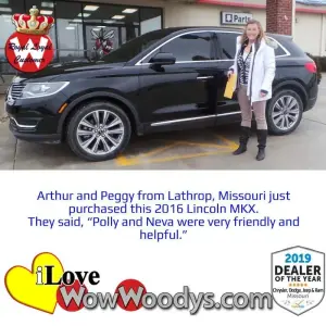 Arthur R. and Peggy C. Lathrop, Missouri - Wow Woody's