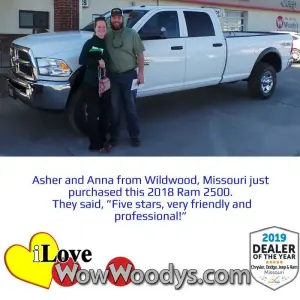 Asher and Anna - Wow Woody's