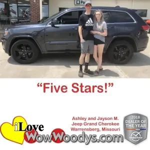 Ashley and Jayson M. Warrensberg, Missouri - Wow Woody's