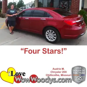 Audrie M. Chillicothe, Missouri - Wow Woody's
