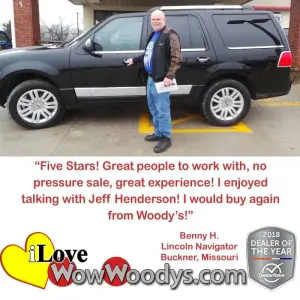 Benny H. Buckner, Missouri - Wow Woody's