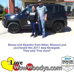 Bianey and Alynadro - Wow Woody's