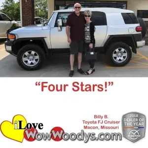 Billy B. Macon, Missouri - Wow Woody's