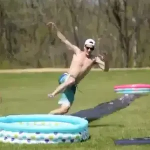 Slip & Slide Kickball - Wow Woody's