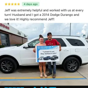 Double the Smiles: Marissa and Brandyn’s Dodge Durango Success Story at MAG CDJR