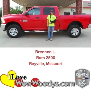 Brennen L. Rayville, Missouri - Wow Woody's