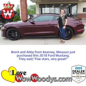 Brent and Abby - Wow Woody's
