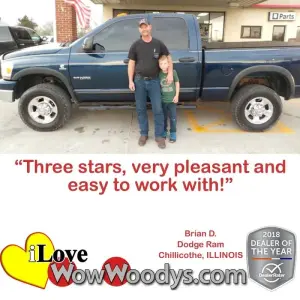 Brian D. Chillicothe, ILLINOIS - Wow Woody's