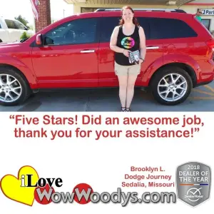 Brooklyn L. Sedalia, Missouri - Wow Woody's