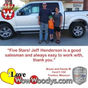 Bryan and Sandy M. Trenton, Missouri - Wow Woody's
