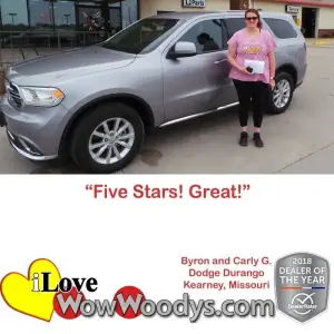 Byron and Carly G. Kearney, Missouri - Wow Woody's