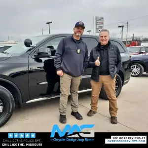 Testimonial from the Chillicothe Police Department in Chillicothe, MO | MAG CDJR