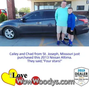 Cailey and Chad - Wow Woody's