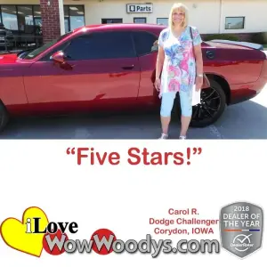 Carol R. Corydon, IOWA - Wow Woody's