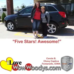 Carole B. Fontanelle, IOWA - Wow Woody's